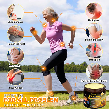 ✅Official Store:  Bee Venom Joint Soothing Cream. Apply externally to relieve discomfort in knee and wrist joints